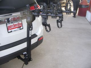 NEW GM THULE TRAILER HITCH MOUNTED 4 BIKE CARRIER RACK 19257869
