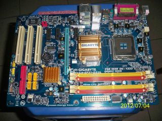 GA EP31 DS3L Intel P31 Express LGA775 Socket DDR2 Core 2 motherboard