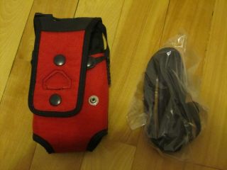 DRAGER draeger Red Nylon Carrying Case Shoulder Strap 4552746 Holds a