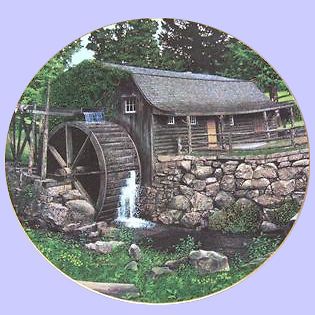 Knowles New London Grist Mill by CRAIG TENNANT The old mill stream