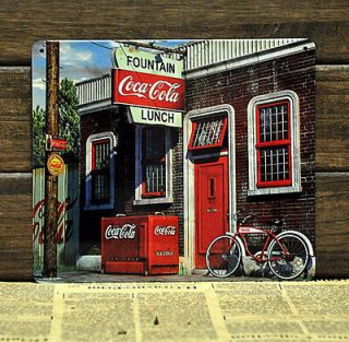 Cola  Vintage Tin Metal Saloon Pub Bar Sign Tavern Garage Decor LC174