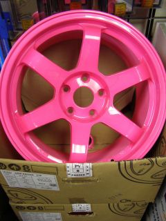 ROTA Wheels Grid IKR 17x9 (5x114.3+25mm, 73 Hub, Highlight Pink) 4
