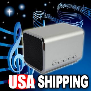 USB Micro SD/TF Mini Audio Speaker Sound Box Music Player For PC iPod