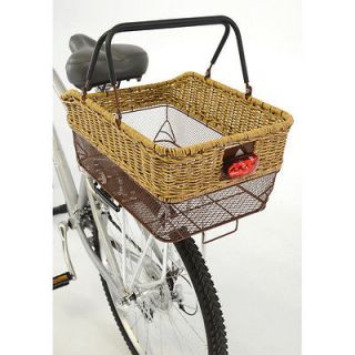 2012 Axiom Market Deluxe Wicker Cycling Bicycle Shopping Rear Pannier