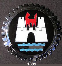 CAR GRILLE BADGES   GERMANY(WOLFBU RG)