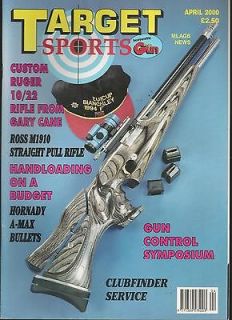 April 2000   Ruger 10/22, Ross M1910, Daisy Avanti 888, shooting