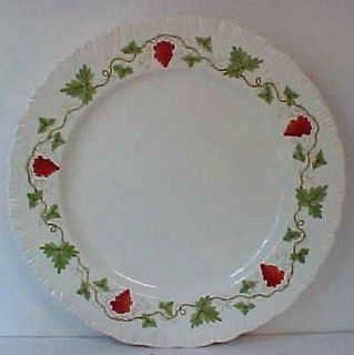 WEDGWOOD BACCHUS RED SALAD PLATE/S GRAPES GREEN LEAVES