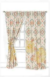 New Anthropologie Coqo Floral Curtain 2 Panal Size 50 W 84 L Curtains