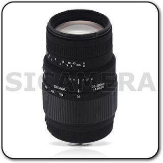 SIGMA 70 300mm F4 5.6 DG Macro Lens Kit for NIKON D3000 D90 D3 Free