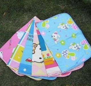 Baby Infant Travel Home Changing Mat Pad Waterproof 100% Cotton Cute