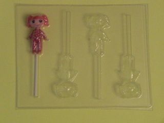 LALALOOPSY Baby Doll Girl Chocolate Candy Soap Clay Lollipop Mold NEW
