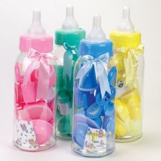 Baby Shower Large Bottle Bank, Party Favor, Bibs, Bowls, Teether, Cup