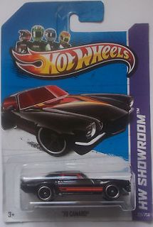 2013 Hot Wheels HW SHOWROOM 70 Camaro Col. #221 (Black Version)