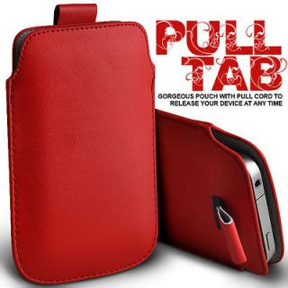 BLUE PULL TAB CASE POUCH & MINI RETRACTABLE STYLUS PEN FOR VARIOUS