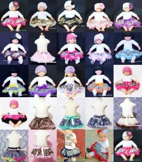 OPTIONAL Animal Print Newborn Baby Pettiskirt Skirt Petti Tutu Dress