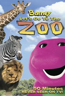 BARNEY   LETS GO TO THE ZOO DVD