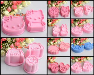 Cartoon Cookie Cutter Cake Sugar craft Mold Bakeware Mould Tools MF