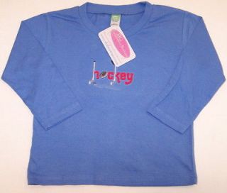 Custom Hockey Stick Gear Long Sleeve Baby Toddler Shirt