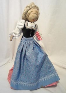 VINTAGE German Bavarian dirndl costume doll OKTOBERFEST