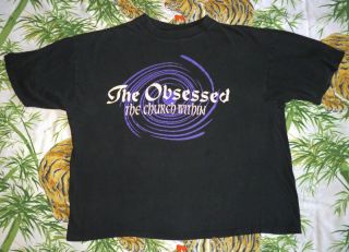 THE OBSESSED Vintage CONCERT SHIRT 90s Tour T Church Within DIY KYUSS