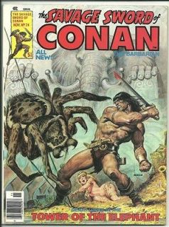 SWORD OF CONAN #24 VF/NM 9.0 TOWER OF THE ELEPHANT BARRY SMITH ART