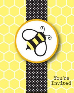 Bumble Bee Buzz Invitations   Baby Shower / Birthday Themed Party