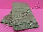 Pottery Barn Two Tone Standard Quilt silk Channel Bed Sham Thyme Green