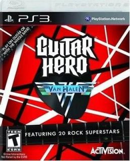 Hero Van Halen   25 Epic Tracks Bass Drums Band Instruments PS3 NEW