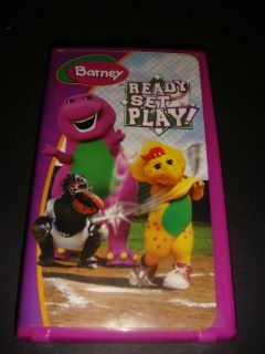 Barneys Ready, Set, Play VHS, Includes Bonus Episode Play It Safe