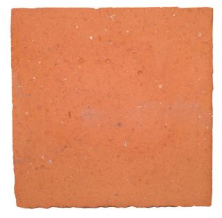 Rustic Handmade Oversized Red/Orange 6 Quarry Floor Tiles Six Inch