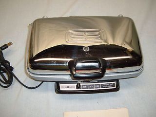 General Electric Automatic Grill & Waffle Maker Model 34 G42K w/book