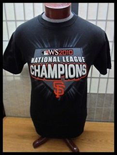 MLB WORLD SERIES 2010 SF GIANTS NATIONAL LEAGUE CHAMPIONS SIZE M