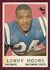1959 Topps #100 Lenny Moore Baltimore Colts EX+