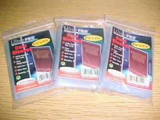 1500 ULTRA PRO PLASTIC SLEEVES FOR SINGLE TRADING CARDS