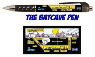 Batman Bat Cave secret original Batcave plans ink pen buy more and