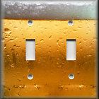 Light Switch Plate Cover   Man Cave   Ice Cold Beer   Bar Decor