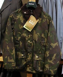 Chlids Barbour Bedale Camo Wax Jacket Coat Imported England