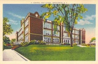 Binghamton,NY. The Central High School