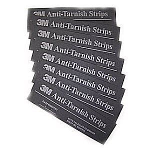 3M Anti Tarnish Strips (8) Protects gold silver copper nickel bronze