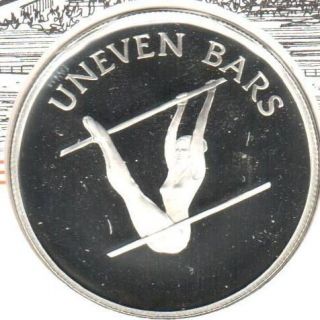 1980 MOSCOW OLYMPICS P. N. C. SILVER MEDAL UNEVEN BARS SEE PICTURES