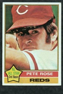 1976 Topps #240 Pete Rose   Cincinnati Reds   EX