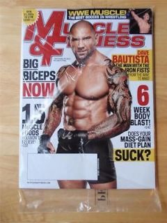 MUSCLE & FITNESS bodybuilding magazine/Wrestling WWE MMA Dave Bautista