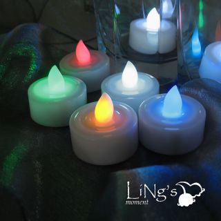 Flicker LED Tea Light Flameless Candle Lamp Wedding Party Favor