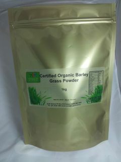 Certified Organic Pure Green Barley Grass Powder 1000gm