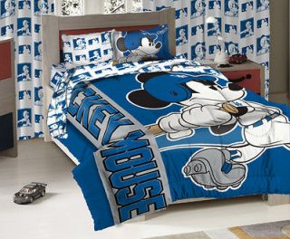 Disney Mickey Dodgers Licensed Twin Bedding Comforter Set