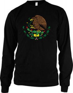 Coat of Arm Thermal Long Sleeve T shirt World Cup Olympic Game Mexican