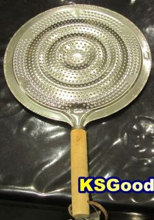 SIMMER RING WOODEN HANDLE HEAT DIFFUSER GAS OR ELECTRIC HOBS OR