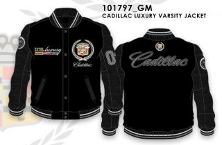 Authentic Licensed Cadillac Luxury Varsity Jacket