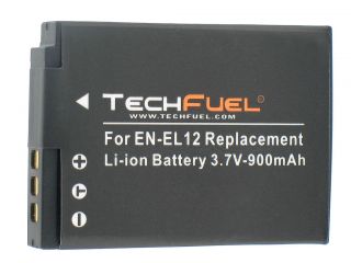 Coolpix S6100 Digital Camera Battery, New TechFuel EN EL12 Battery
