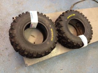 Pair Kenda Bear Claw ATV Tires 22 X 8.00   10 Aggressive Mud / Snow